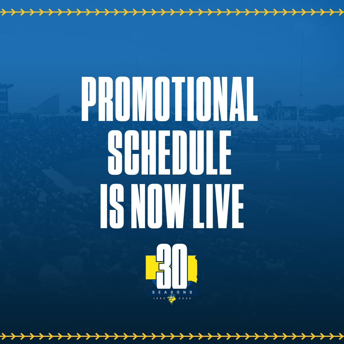 Canaries Release 2022 Promotional Schedule Sioux Falls Canaries