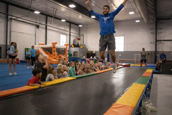 Event photos of the Sioux Falls Canaries at the All American Gymnastics Academy on June 13th, 2023.